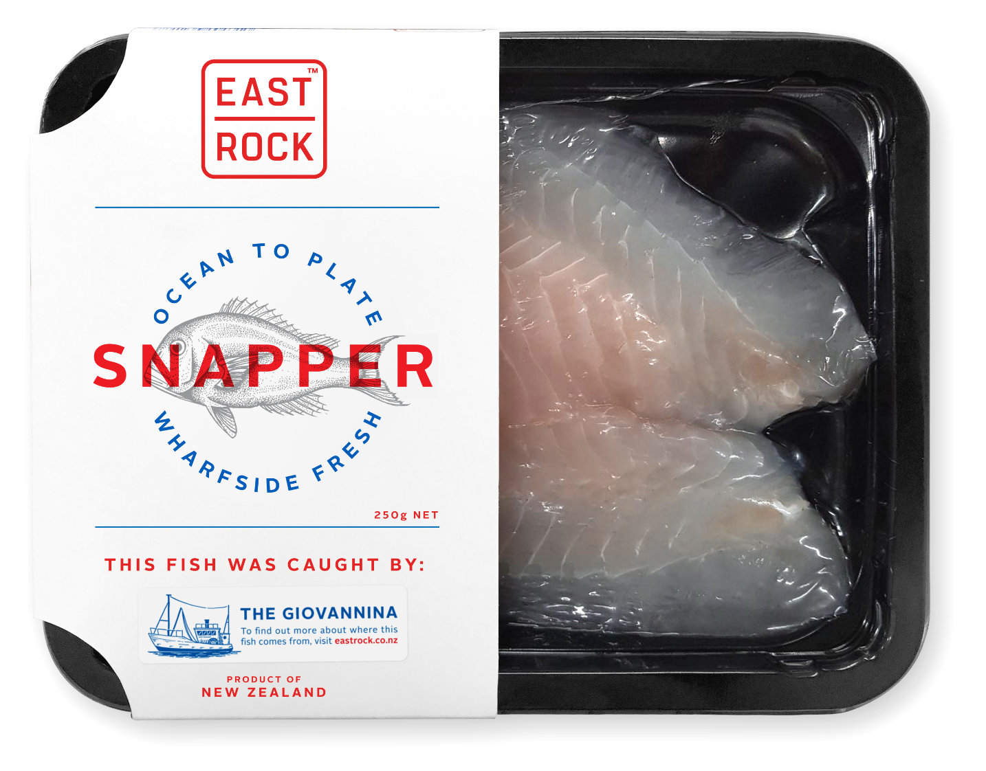 Eastrock Snapper 250g Tray